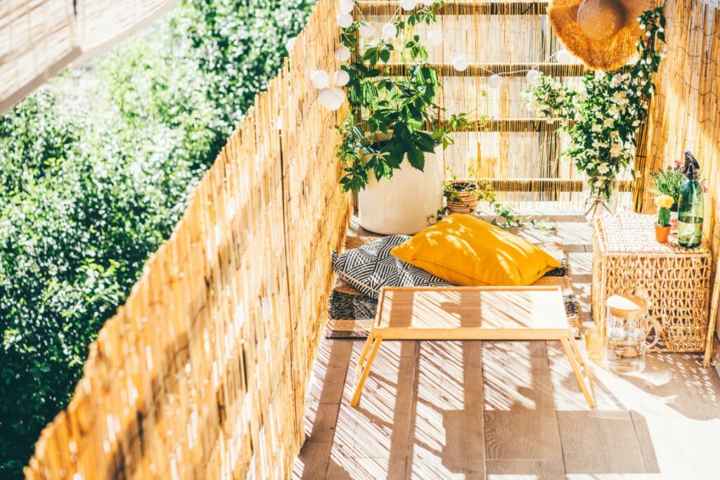 Installer une canisse sur le balcon