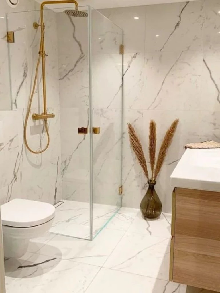 Une déco de salle de bain d'inspiration naturelle