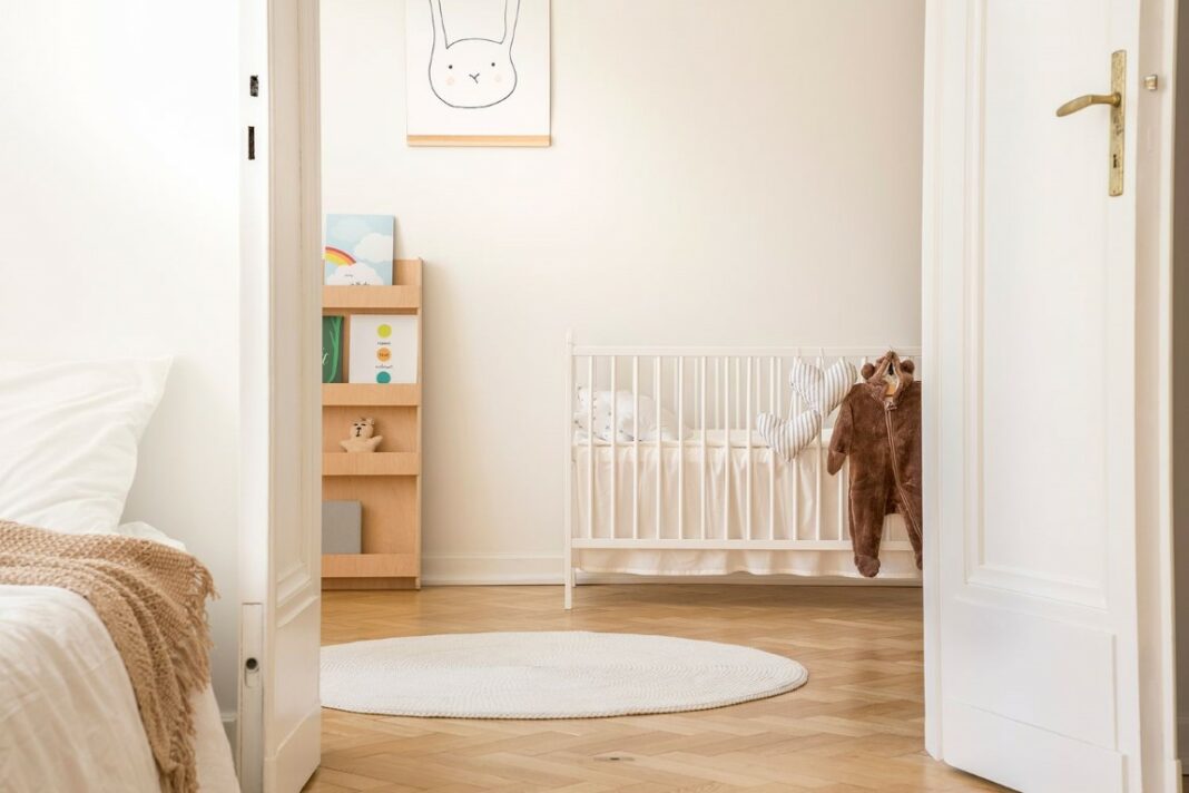 chambre de bébé décorée