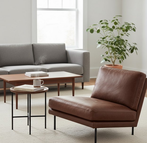 fauteuil club bas chic moderne